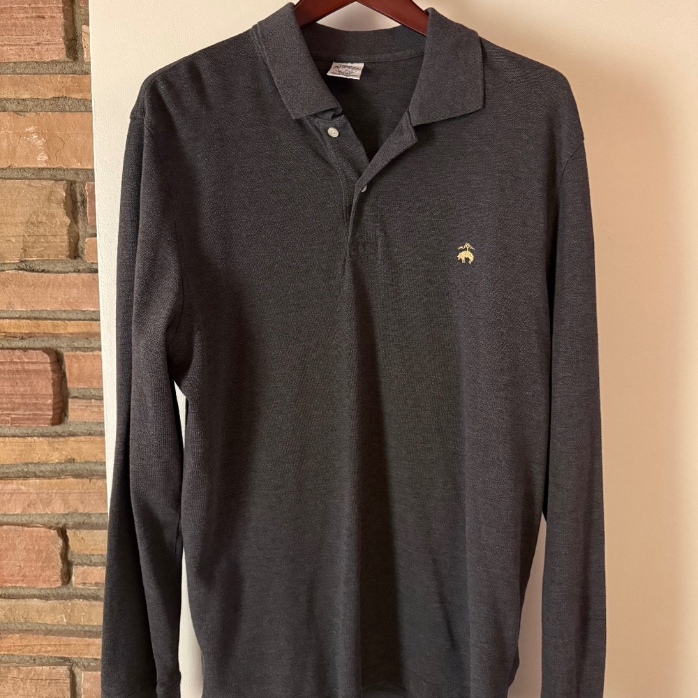 Like New Brooks Brothers "Golden Fleece" Long Sleeve Polo